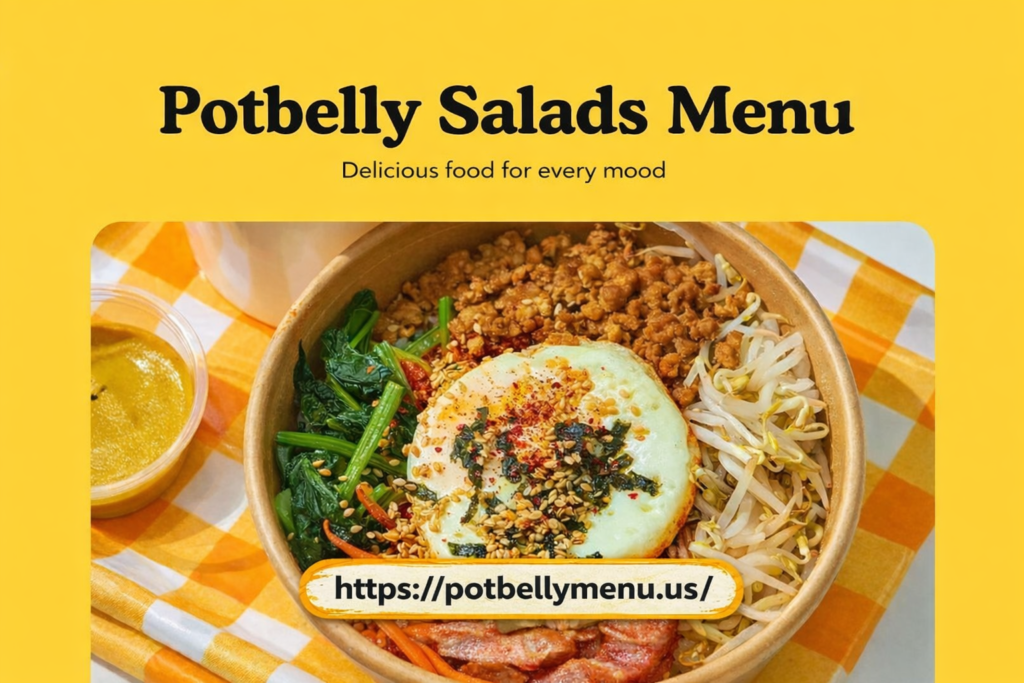  Potbelly Salads Menu